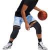 PISIQI Compression Collision Avoidance Knee Sleeve, 2 Sleeves, Black, M view 4