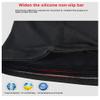 PISIQI Compression Collision Avoidance Knee Sleeve, 2 Sleeves, Black, L view 3