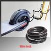 SEWAY Scooter Lock Cable for Xiaomi Mijia M365 ES Series, Bicycle Combination Locks Coiled Chain Lock Basic Self Coiling Core Steel Wire 4 ft. Long 1/3 inch Fit for M365/ES1/ES2/ES3/ES4 view 3