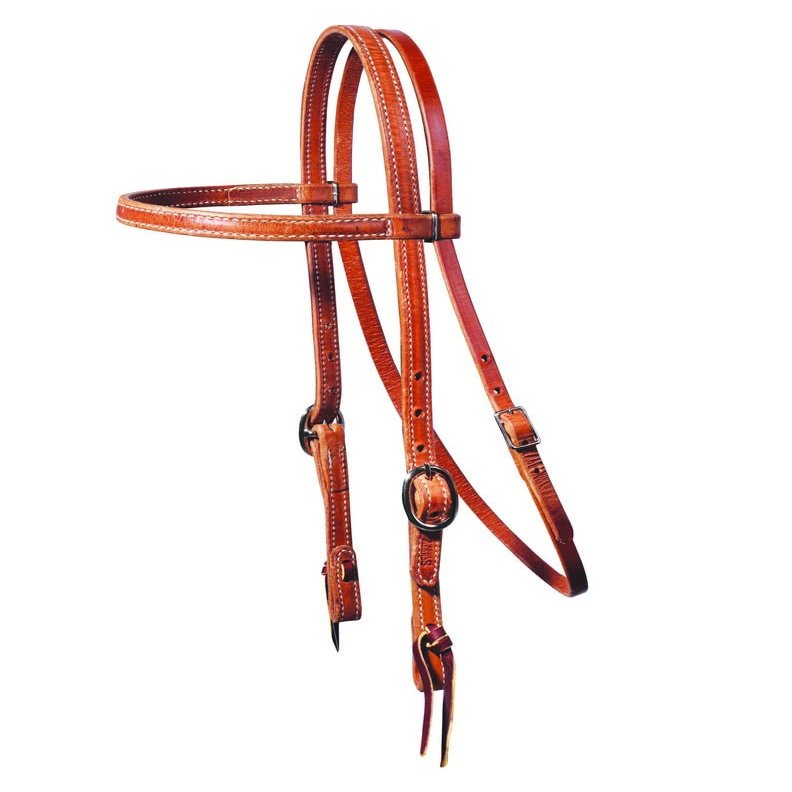 Professional's Choice Headstall Brow D&S Tiechk 5/8