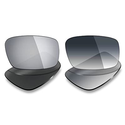 Mryok 2 Pair Polarized Replacement Lenses for Oakley Crankshaft Sunglass - Options