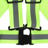 Yerwal Children's Safety Reflective Night Running Gear Vest with Wrist Strap - Elastic, Adjustable, High Visibility Kids' Reflective Vest for Walking, Running, Cycling, Climbing and Camping (Green) view 4