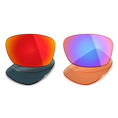 Mryok 2 Pair Polarized Replacement Lenses for Oakley Hijinx Sunglass - Options