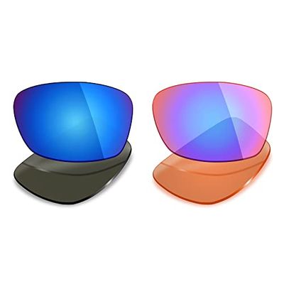 Mryok 2 Pair Polarized Replacement Lenses for Oakley Hijinx Sunglass - Options