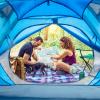 BISINNA 2 Person Camping Tent Outdoor Lightweight Waterproof Easy Setup Two Doors 3 Season Double Layer Large Space Backpacking Tent for Camping Backpacking Hiking Travelling Hunting view 3