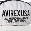 Avirex AX1101 Minimalist Body Bag, Embroidered, White view 3