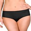 Shadowline Women's Hipster Underwear Hidden Elastic Nylon Panties 3-Pack, Black/Red/White, 6 view 2