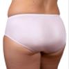 Shadowline Women's Hipster Underwear Hidden Elastic Nylon Panties 3-Pack, Black/Red/White, 6 view 3