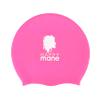 Happy Mane Silicone Swim Cap for Braids and Dreadlocks - Keeps Your Hair Dry While Swimming and Bathing Long Hair, Extensions, and Curly Hair - Large Shower Cap for Women, Men, Kids (Pink, Small) view 2