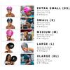 Happy Mane Silicone Swim Cap for Braids and Dreadlocks - Keeps Your Hair Dry While Swimming and Bathing Long Hair, Extensions, and Curly Hair - Large Shower Cap for Women, Men, Kids (Pink, Small) view 4