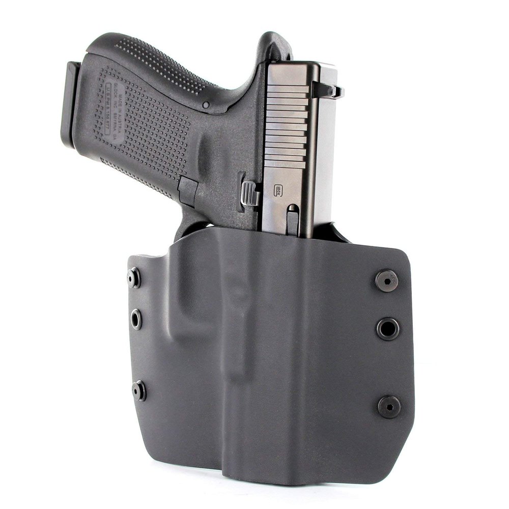Infused Kydex USA OWB Basic Range Holster - Matte Black (Left-Hand, for SIG Mosquito)