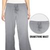 M&M SCRUBS Women's Soft Modern Fit 2 Pocket Drawstring Scrub Pant (Grey, X-Large) view 4