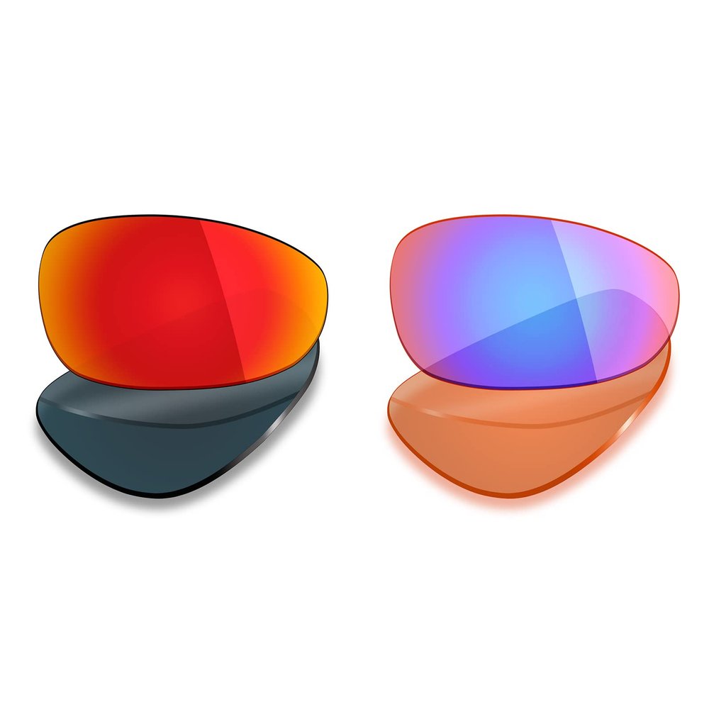 Mryok 2 Pair Polarized Replacement Lenses for Oakley Juliet Sunglass - Options