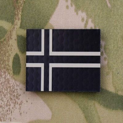 BritKitUSA Mini Infrared Subdued Norway Mini Infrared Subdued Norway Flag Patch FSK NORSOCOM Hrens Jegerkommando IRFlag Patch FSK NORSOCOM Hrens Jegerkommando IR