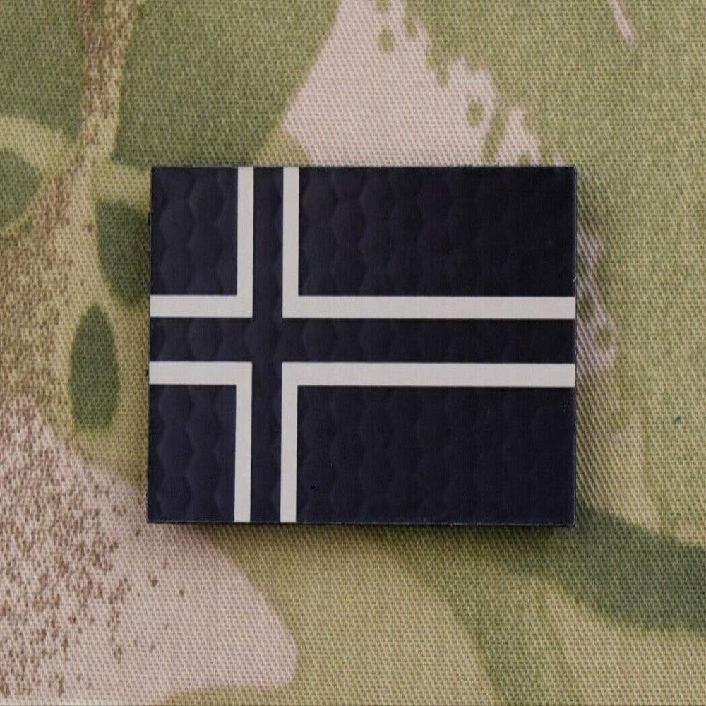 BritKitUSA Mini Infrared Subdued Norway Mini Infrared Subdued Norway Flag Patch FSK NORSOCOM Hrens Jegerkommando IRFlag Patch FSK NORSOCOM Hrens Jegerkommando IR