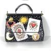 Nal Sur Luxury Italy Brand Ethnic Flower Print Bag Leather Lady Handbag Women's Colorful Shoulder Bag view 1