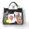 Nal Sur Luxury Italy Brand Ethnic Flower Print Bag Leather Lady Handbag Women's Colorful Shoulder Bag view 2