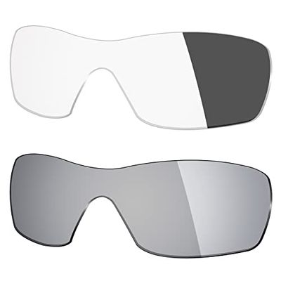 Mryok 2 Pair Polarized Replacement Lenses for Oakley Dart Sunglass - Options