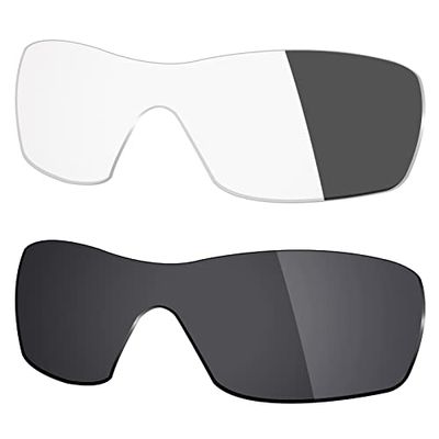 Mryok 2 Pair Polarized Replacement Lenses for Oakley Dart Sunglass - Options