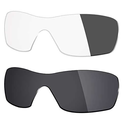 Mryok 2 Pair Polarized Replacement Lenses for Oakley Dart Sunglass - Options