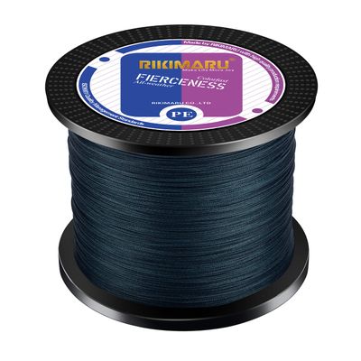 Braided Fishing Line Abrasion Resistant Superline Zero Stretch&Low Memory Extra Thin Diameter Dark Gray 1094Yds,20LB