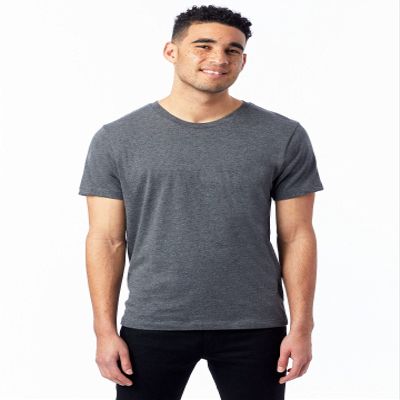 Alternative Men's Go-to Tee, Dark Heather Grey, X-Small