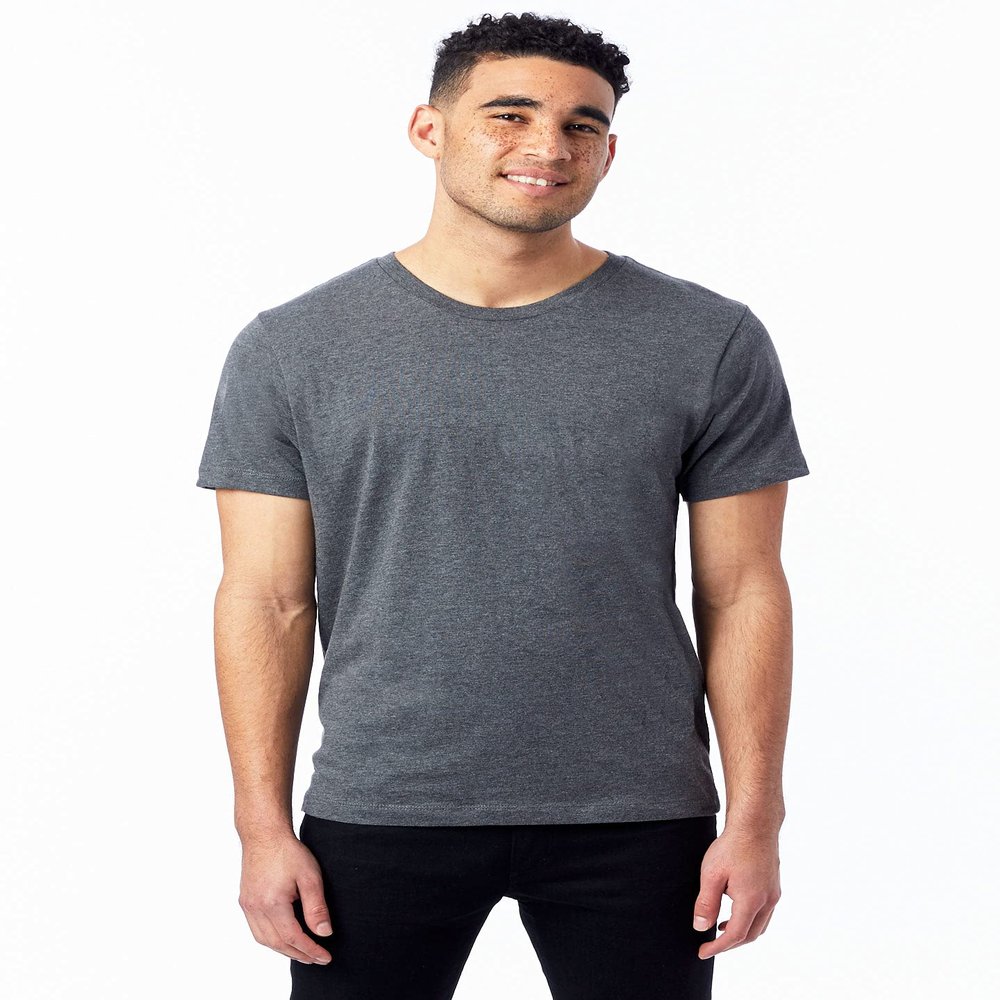 Alternative Men's Go-to Tee, Dark Heather Grey, X-Small