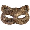 Textured Cat Mask (Gold) view 1