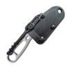 ESEE Imlay SAR Swiftwater Rescue Knife, Sheath, Clip Plate, Retention Strap (Black Sheath) view 2