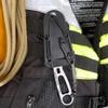 ESEE Imlay SAR Swiftwater Rescue Knife, Sheath, Clip Plate, Retention Strap (Black Sheath) view 4