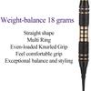 sanfeng Soft tip Darts Set 18 Gram - Professional Darts Plastic Tip with Brass Barrel + 50 Rubber o-Rings + Purple Aluminum Shafts + 6 Pattern Flights + 30 Tips for Electronic Dartboard view 3