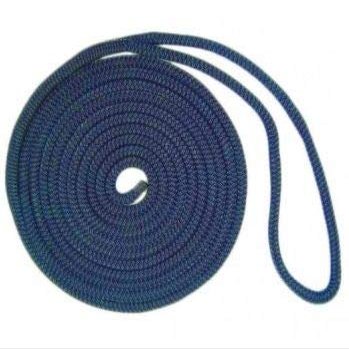 USR Rope Nylon Double Braided Dock Line 1/2" x 15' Navy Mooring Boat