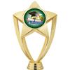 Crown Awards Graduation Trophies with Custom Engraving, 6" Personalized Graduate Trophy On Black Base 10 Pack Prime view 2
