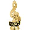 Crown Awards Piano Trophies with Custom Engraving, 6" Personalized Piano Music Trophy On Black Base 50 Pack view 2