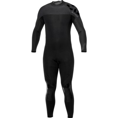 BARE 5MM Revel Men's Full Wetsuit | Combines Comfort and Flexibility | Made from a Blend of Neoprene and Laminate | Designed for All Watersports Including Scuba Diving and Snorkeling | Grey M