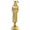 Crown Awards Graduation Trophies with Custom Engraving, 6" Personalized Female Graduation Trophy On Black Base 10 Pack view 2