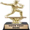 Crown Awards Baseball Trophies with Custom Engraving, 6" Personalized Baseball Pitcher Male Trophy On Black Base 10 Pack view 1