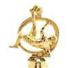 Crown Awards Soccer Trophies with Custom Engraving, 6" Personalized Gold Soccer Player Male Trophy On Black Base 10 Pack view 2