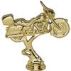 Crown Awards Motorcycle Trophies with Custom Engraving, 6" Personalized Motorcycle Racing Trophy On Black Base 10 Pack view 2