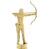 Crown Awards Archery Trophies with Custom Engraving, 6" Personalized Male Archery Trophy On Black Base 50 Pack Prime view 2
