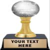 Crown Awards Disco Ball Trophies with Custom Engraving, 6" Personalized Glimmer Ball Dance Trophy On Black Base 10 Pack view 1