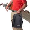 Athletico Golf Shoe Bag - Zippered Shoe Carrier Bags With Ventilation & Outside Pocket for Socks, Tees, etc. (Gray) view 4