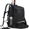 Athletico Premier Tennis Backpack - Tennis Bag Holds 2 Rackets in Padded Compartment | Separate Ventilated Shoe Compartment | Tennis Bags for Men or Women (Black) view 1