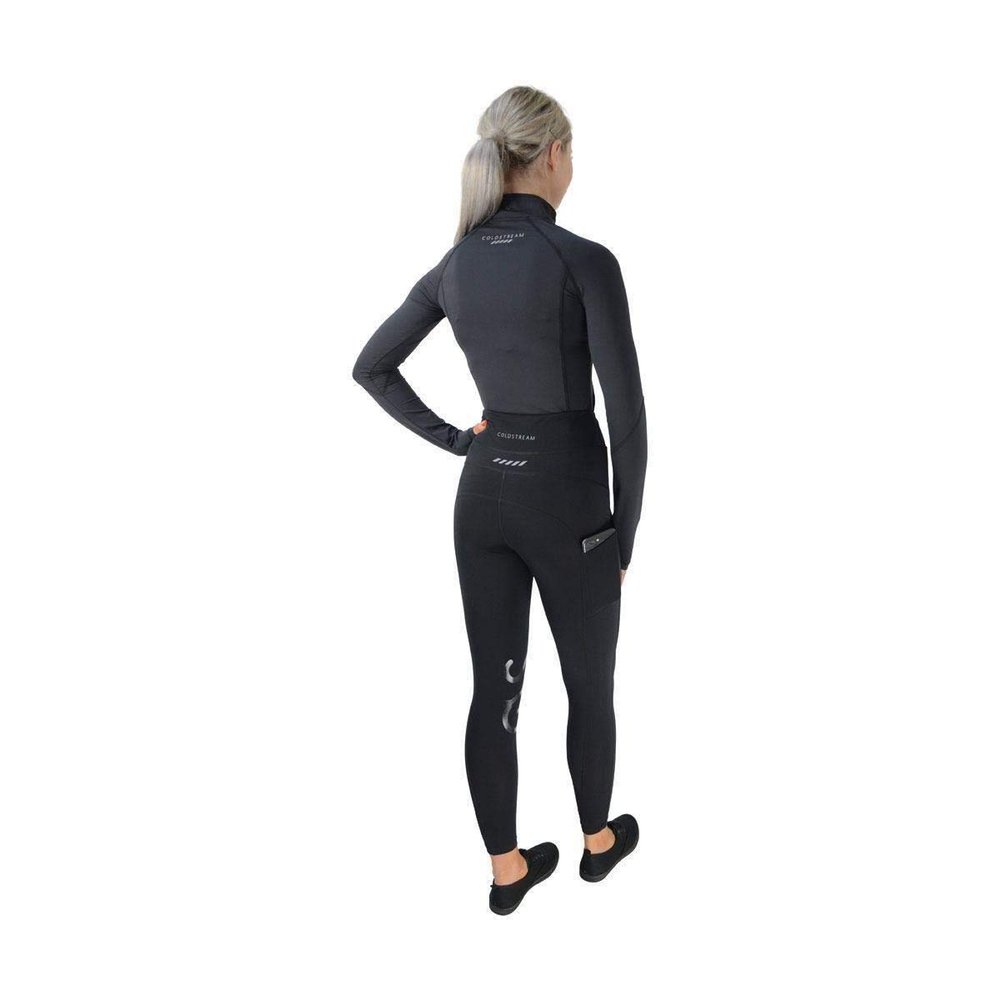 Coldstream Womens/Ladies HIIT Riding Skins (L) (Black/Windsor Wine)