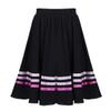Alvivi Kids Girls Vintage Full Length Circle Long Skirt Liturgical Praise Spirit Lyrical Dance wear Costume Pink Ribbon 8-10 view 2