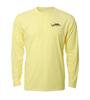 Denali Performance Men's UPF 50+ ProtectUV Long Sleeve T-Shirt - Yellowfin Tuna Design by Marcos Augusto, XL Yellow view 2