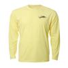 Denali Performance Men's UPF 50+ ProtectUV Long Sleeve T-Shirt - Yellowfin Tuna Design by Marcos Augusto, Large Yellow view 2