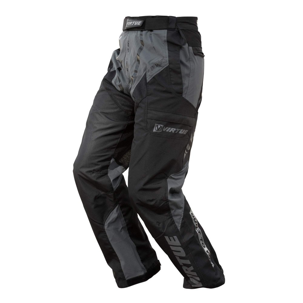 VIRTUE Breakout Pants for Paintball, Airsoft, and Action Sports (X-Large, Black)