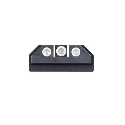 Night Fision Tritium Night Sight Set for CZ USA P-10 C/F - White Front Ring, White Rear Rings