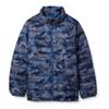 Amazon Essentials Boys' Lightweight Water-Resistant Packable Puffer Jacket, Blue Camo, Large view 1